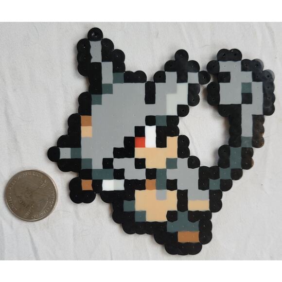 Alolan Rattata Menu Icon Pokemon Perler Bead Pixel Art - Picture 1 of 2